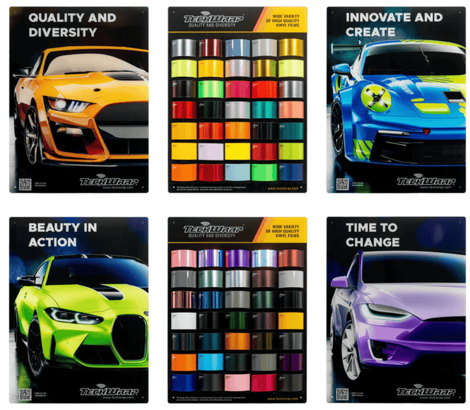 Display sets TeckWrap Europe - 6 pieces TeckWrap Europe