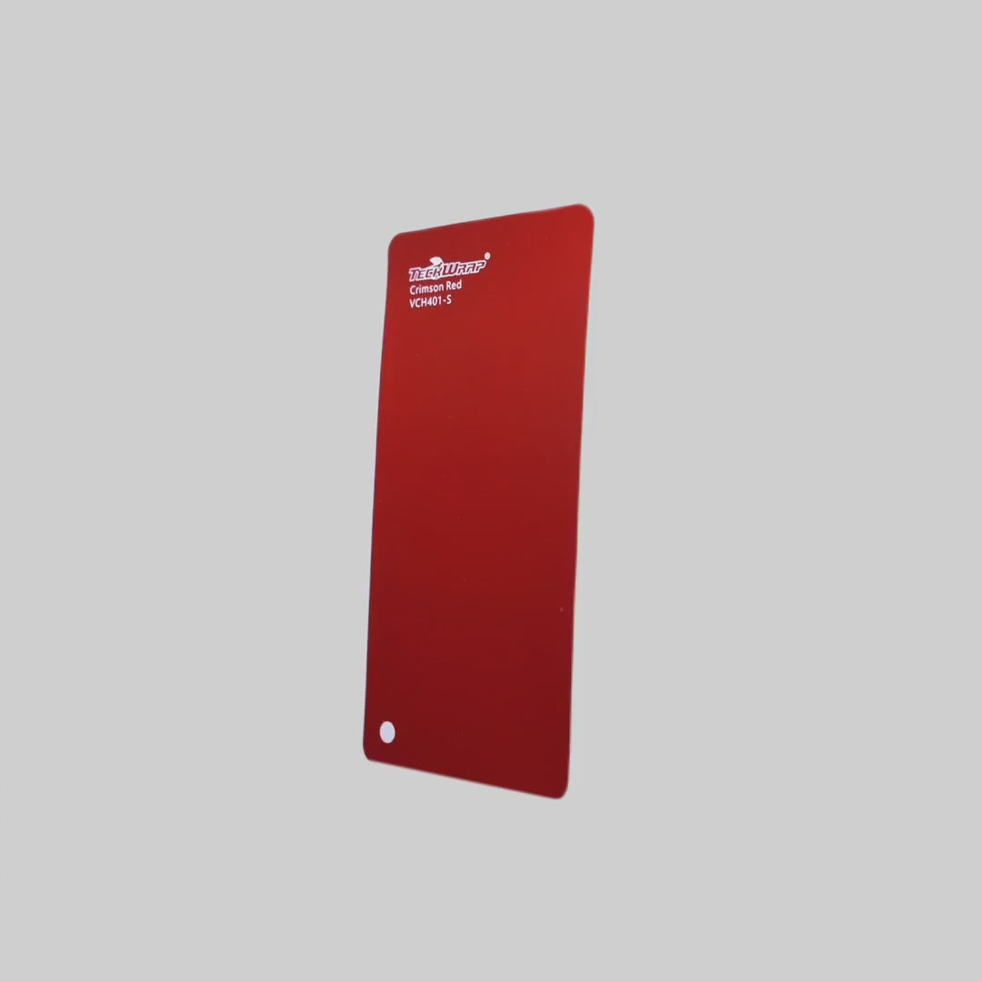 VCH401-S Crimson red Satin Chrome TeckWrap Distribuitor Oficial